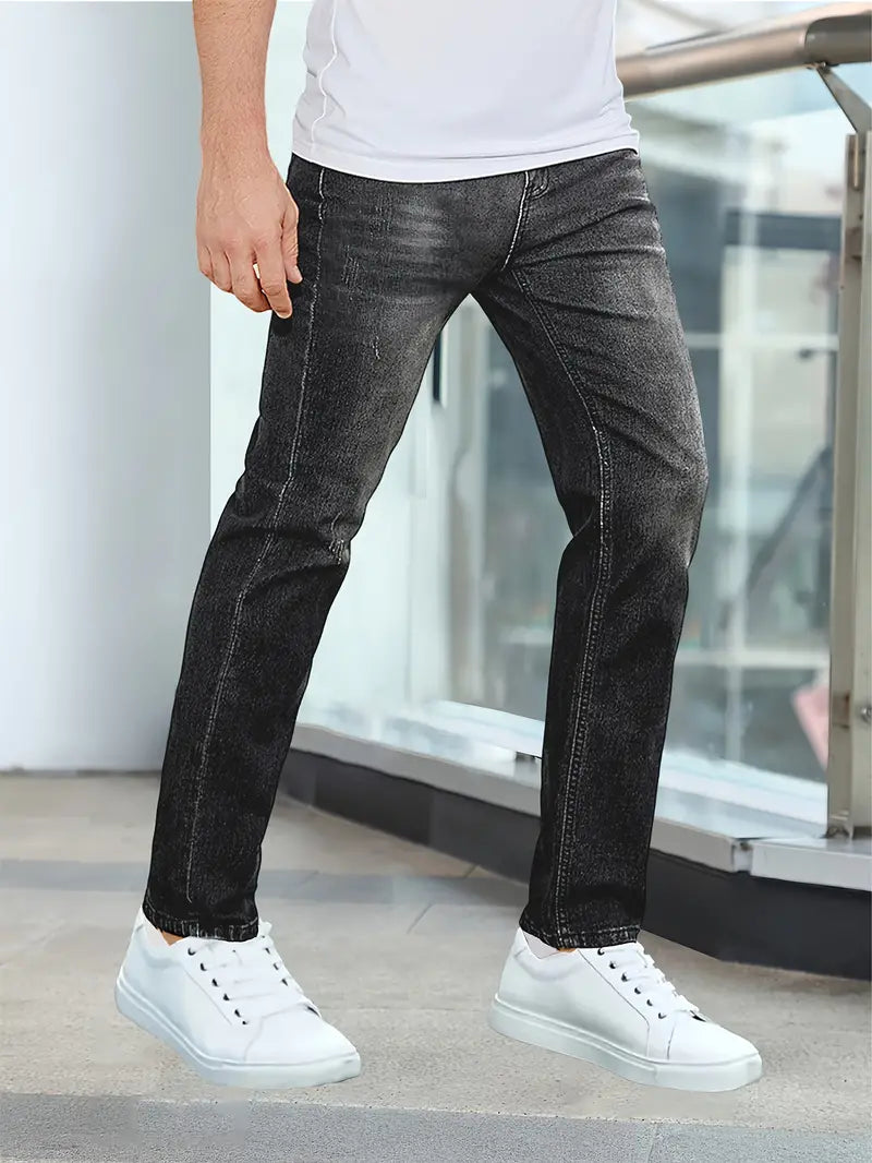 Men's Jeans – Classic Straight Leg Everyday Denim