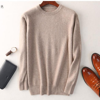 Men's Sweater – Classic Crewneck Knit Pullover