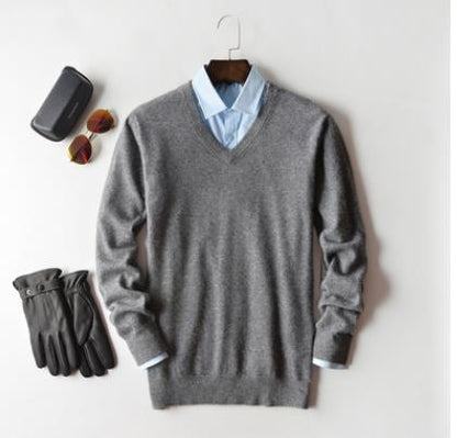 Men's Sweater – Classic Crewneck Knit Pullover