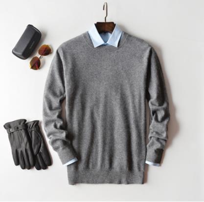 Men's Sweater – Classic Crewneck Knit Pullover