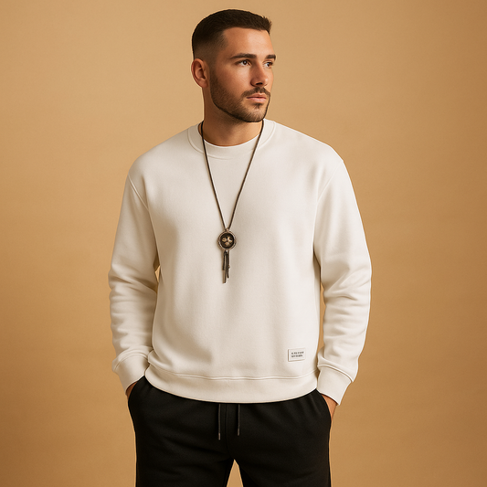 Modern jogging set with sweater and jogger jeans for men | Ethan