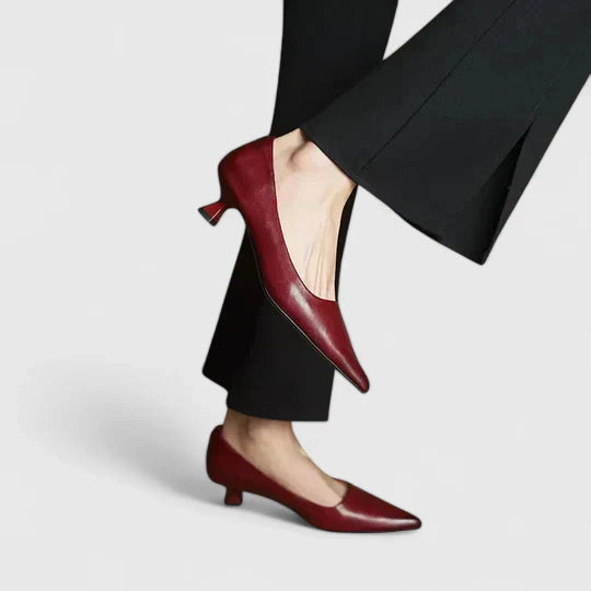 Nyah | Women's Winter Heels – Classic Pointed-Toe Pumps