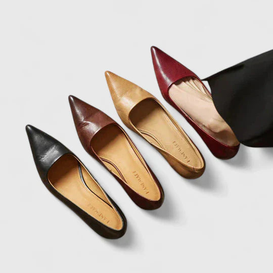 Nyah | Women's Winter Heels – Classic Pointed-Toe Pumps