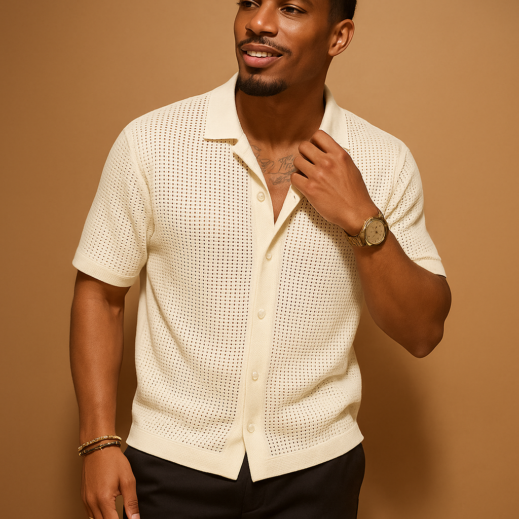 Lightweight short sleeve shirt for men | Adrian
