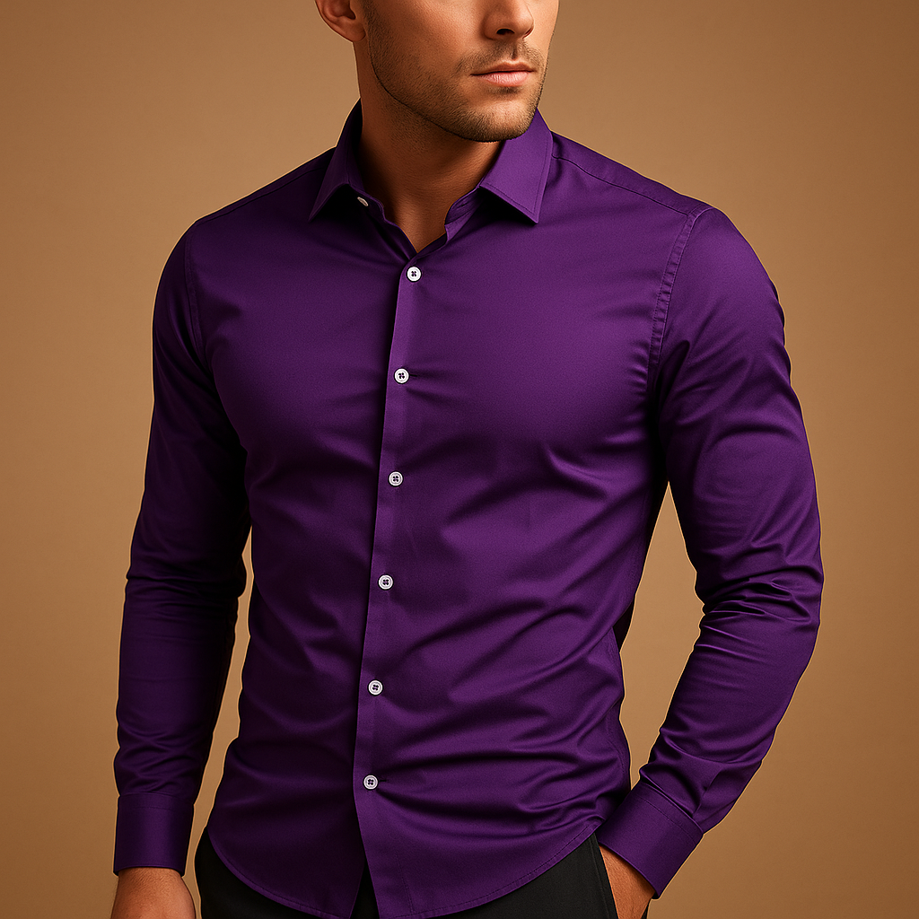 Slim fit cotton shirt for men | Ryan