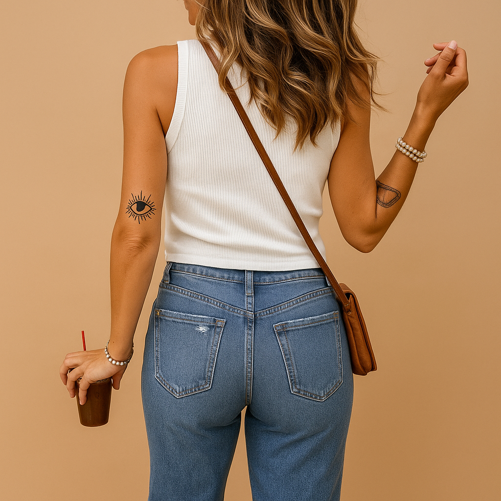 Slim fit cotton tank top for women | Lily
