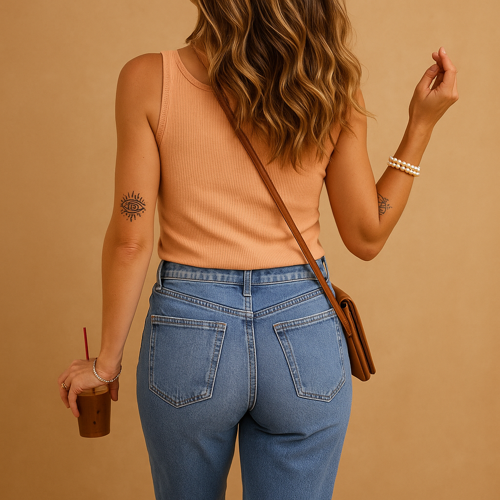 Slim fit cotton tank top for women | Lily