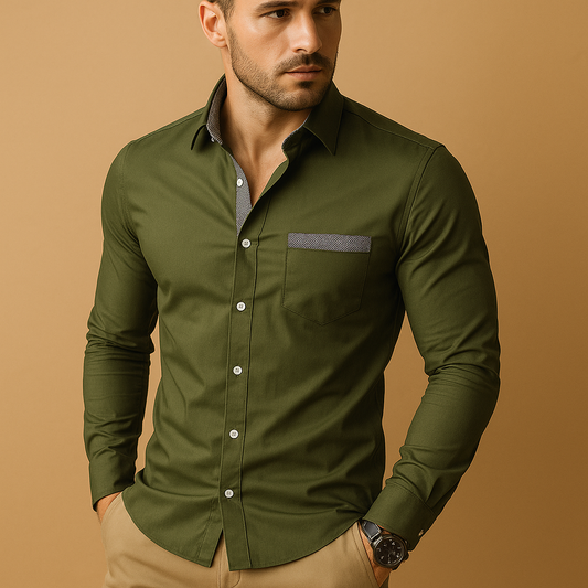Slim fit dress shirt for men | Marcus