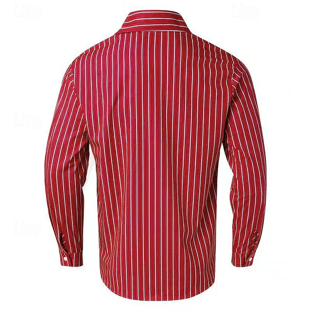 Luke - Striped Button-Up Shirt