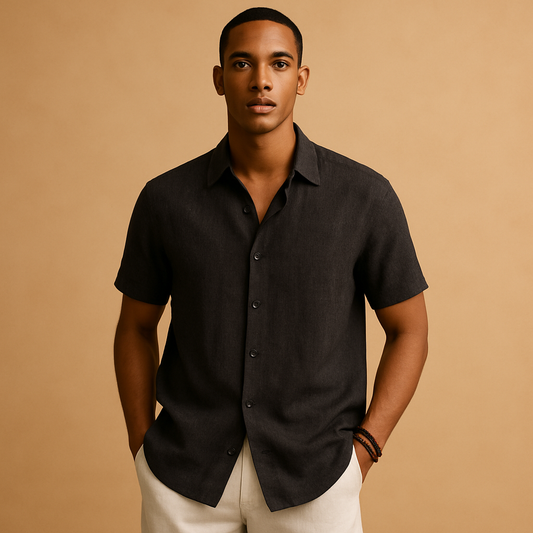 Casual short sleeve summer shirt for men | Ethan