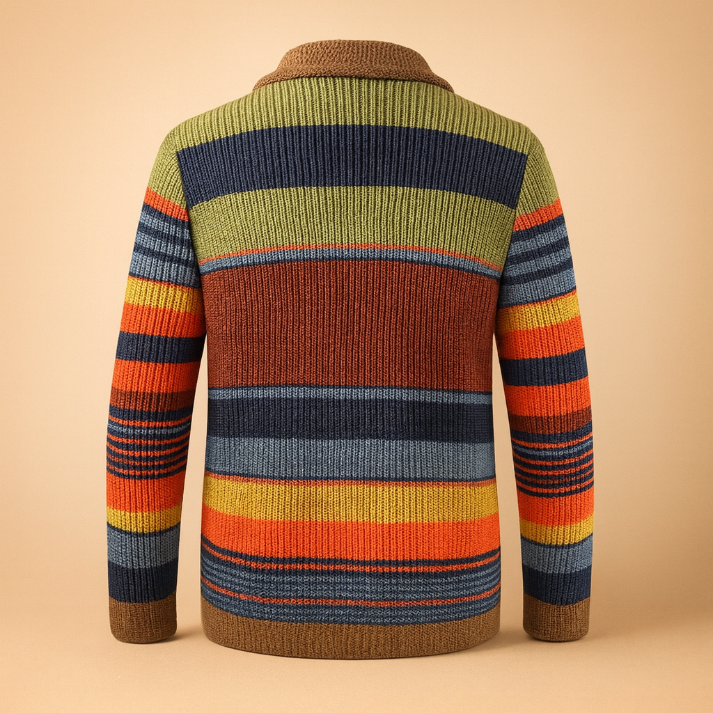 Vintage knitted buttoned cardigan for men | Marcus