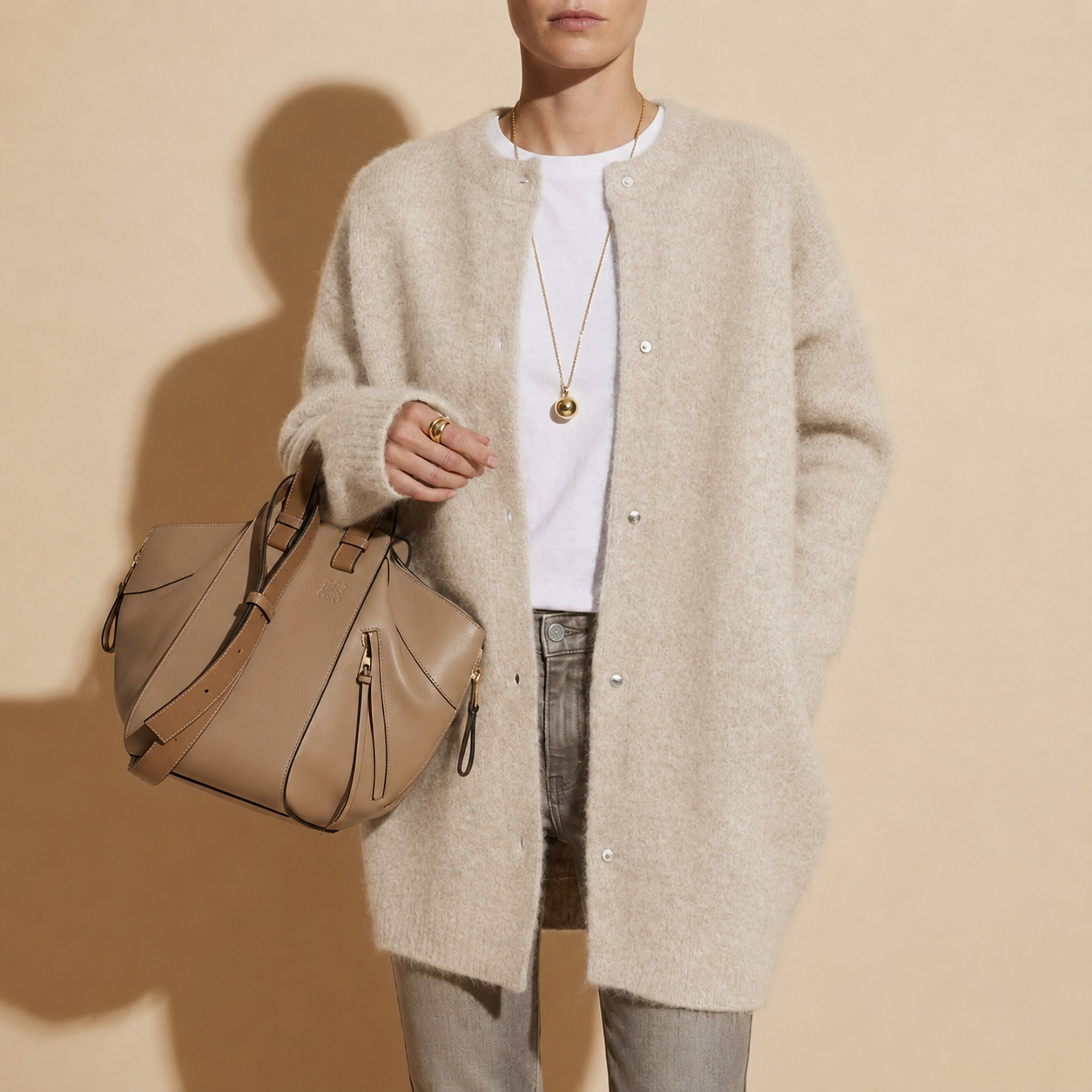 Women's Cardigan Sweater – Long Button Front Cardigan