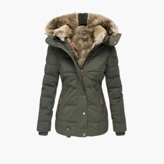 Women's Jacket – Hooded Puffer Jacket