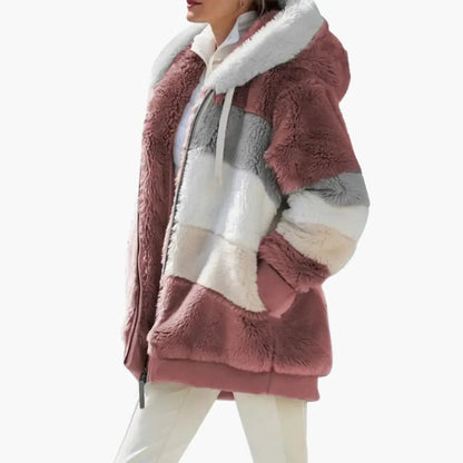 Women's Jacket – Hooded Zip Fleece Jacket