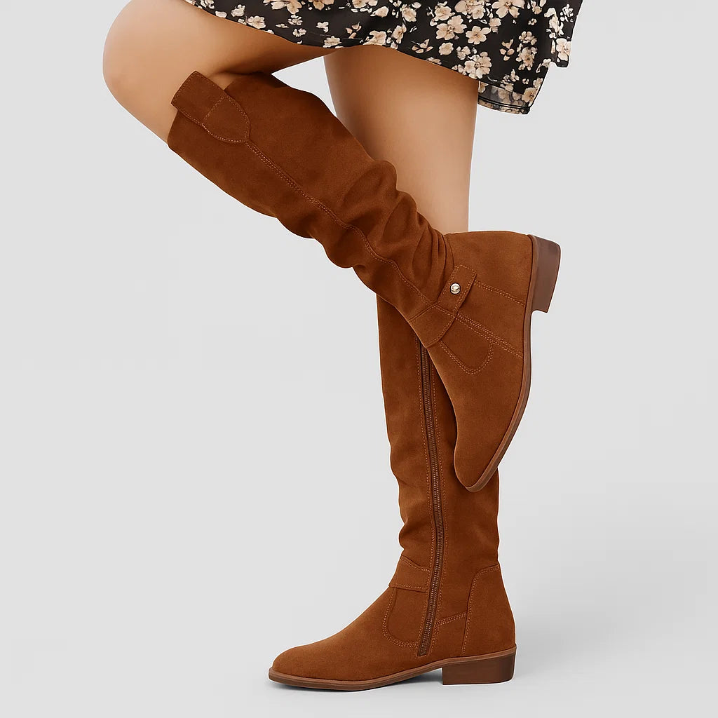 Women's Knee High Boots | Slouch Riding Boots