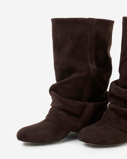 Women's Knee High Boots – Slouch Wedge Boots