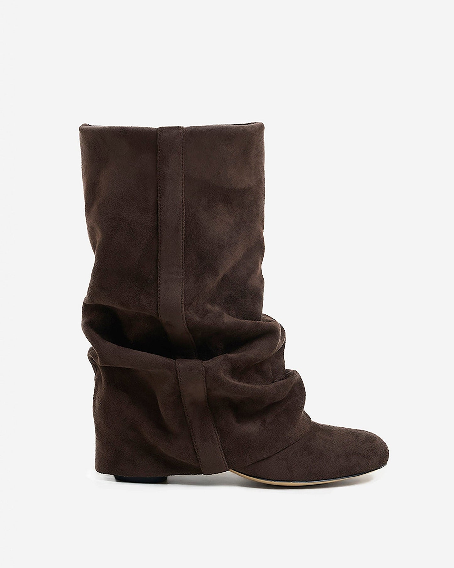 Women's Knee High Boots – Slouch Wedge Boots