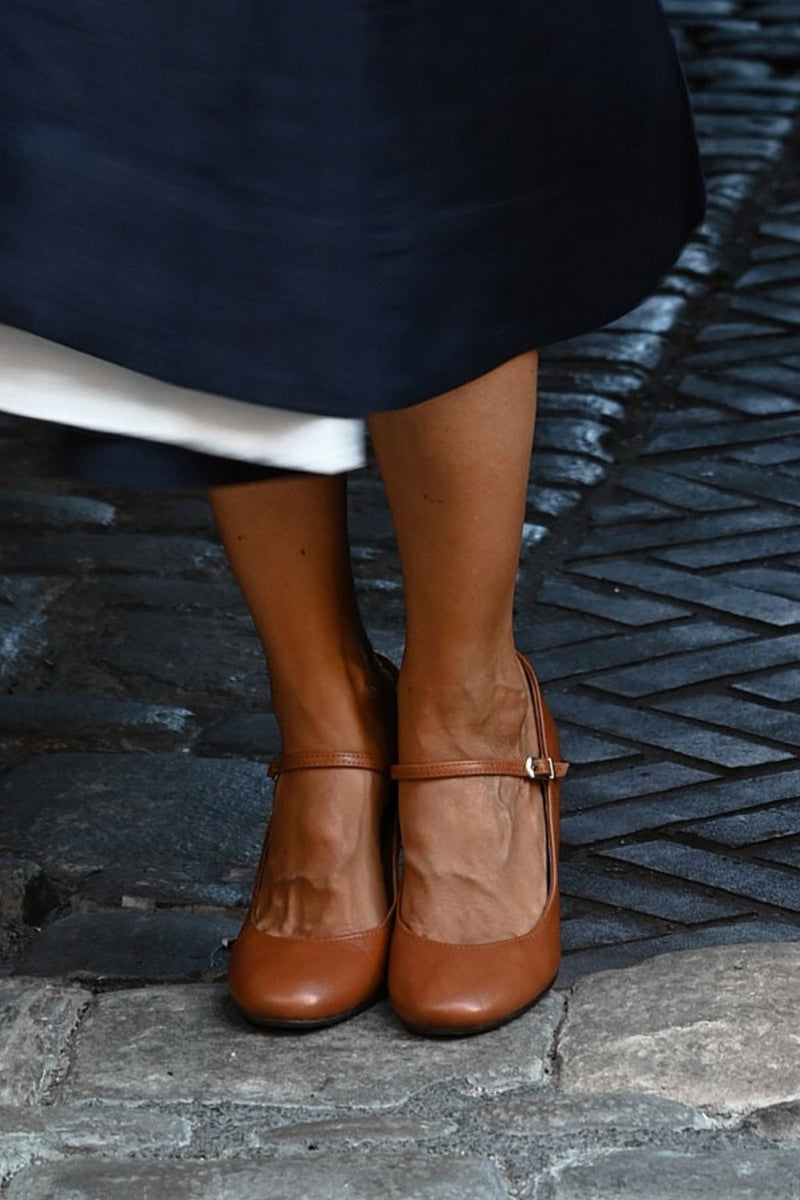 Women's Mary Jane Shoes – Classic Block Heel Pumps