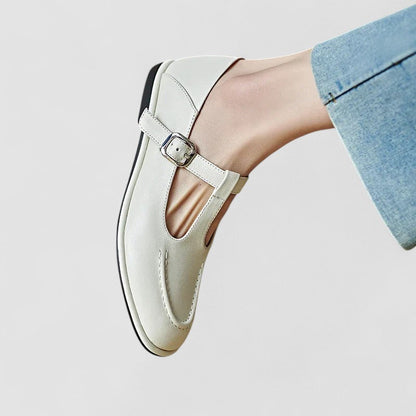 Women's Mary Jane Shoes – Classic T-Bar Buckle Flats