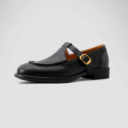 Women's Mary Jane Shoes – T-Bar Buckle Strap Comfort Flats