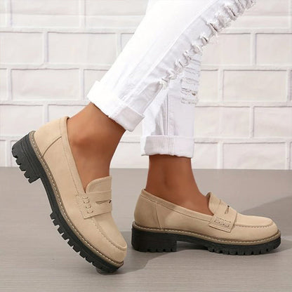 Women's Orthopedic Loafers – Platform Penny Slip-On Shoes
