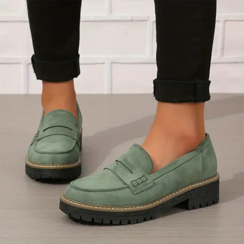 Women's Orthopedic Loafers – Platform Penny Slip-On Shoes