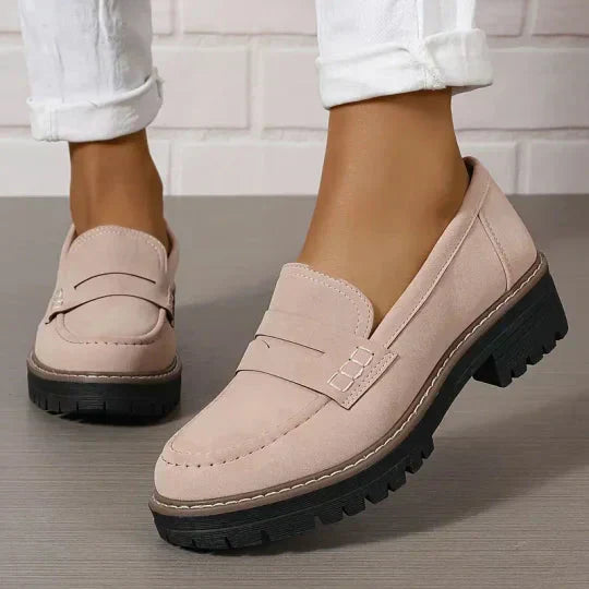 Women's Orthopedic Loafers – Platform Penny Slip-On Shoes