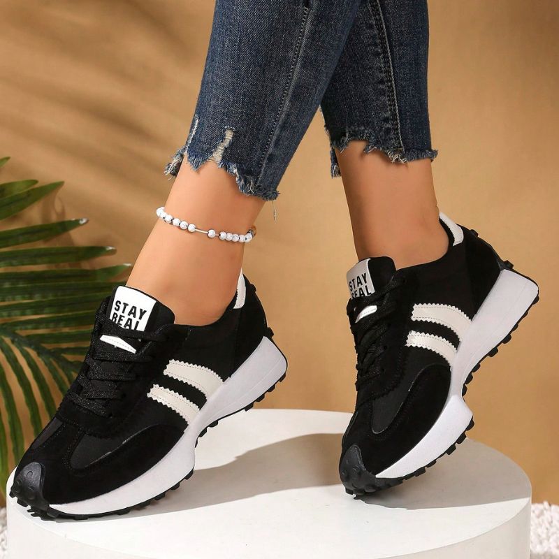 Women's Orthopedic Sneakers – Lightweight Lace-Up Casual Trainers