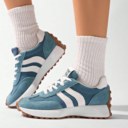Women's Orthopedic Sneakers – Lightweight Lace-Up Casual Trainers