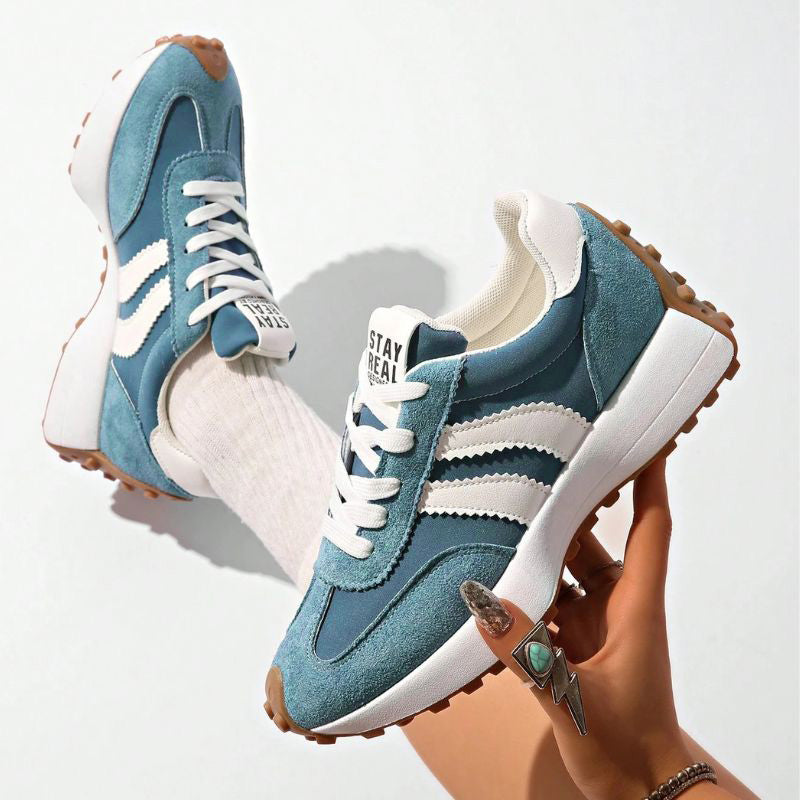 Women's Orthopedic Sneakers – Lightweight Lace-Up Casual Trainers
