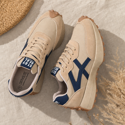Women's Orthopedic Sneakers – Lightweight Lace-Up Casual Trainers