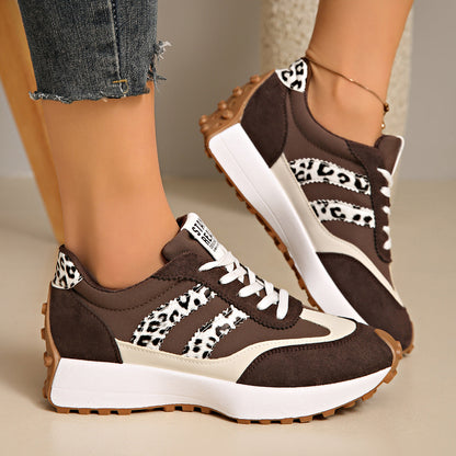 Women's Orthopedic Sneakers – Lightweight Lace-Up Casual Trainers