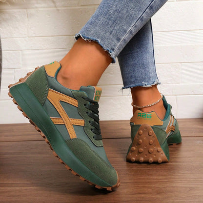 Women's Orthopedic Sneakers – Lightweight Lace-Up Casual Trainers