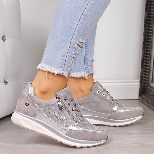 Women's Sneakers – Lace-Up Casual Shoes