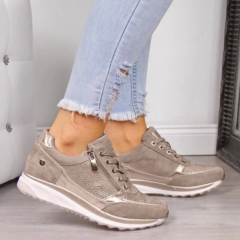 Women's Sneakers – Lace-Up Casual Shoes