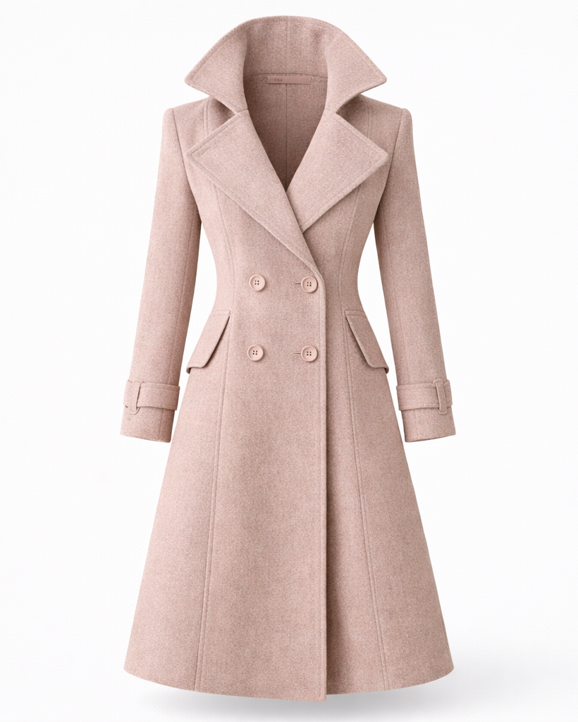 Women's Trench Coat – Double-Breasted Coat