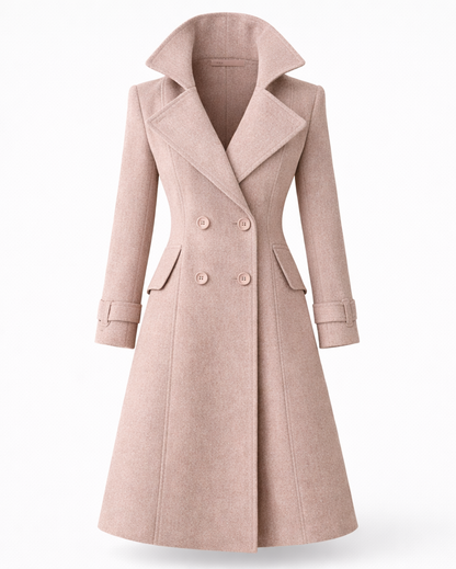 Women's Trench Coat – Double-Breasted Coat