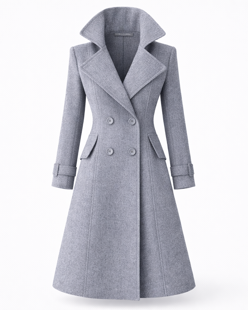 Women's Trench Coat – Double-Breasted Coat