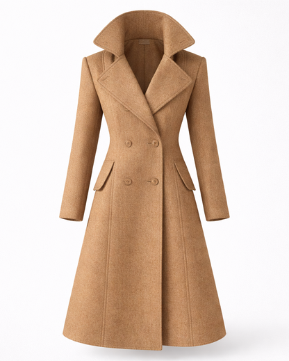 Women's Trench Coat – Double-Breasted Coat