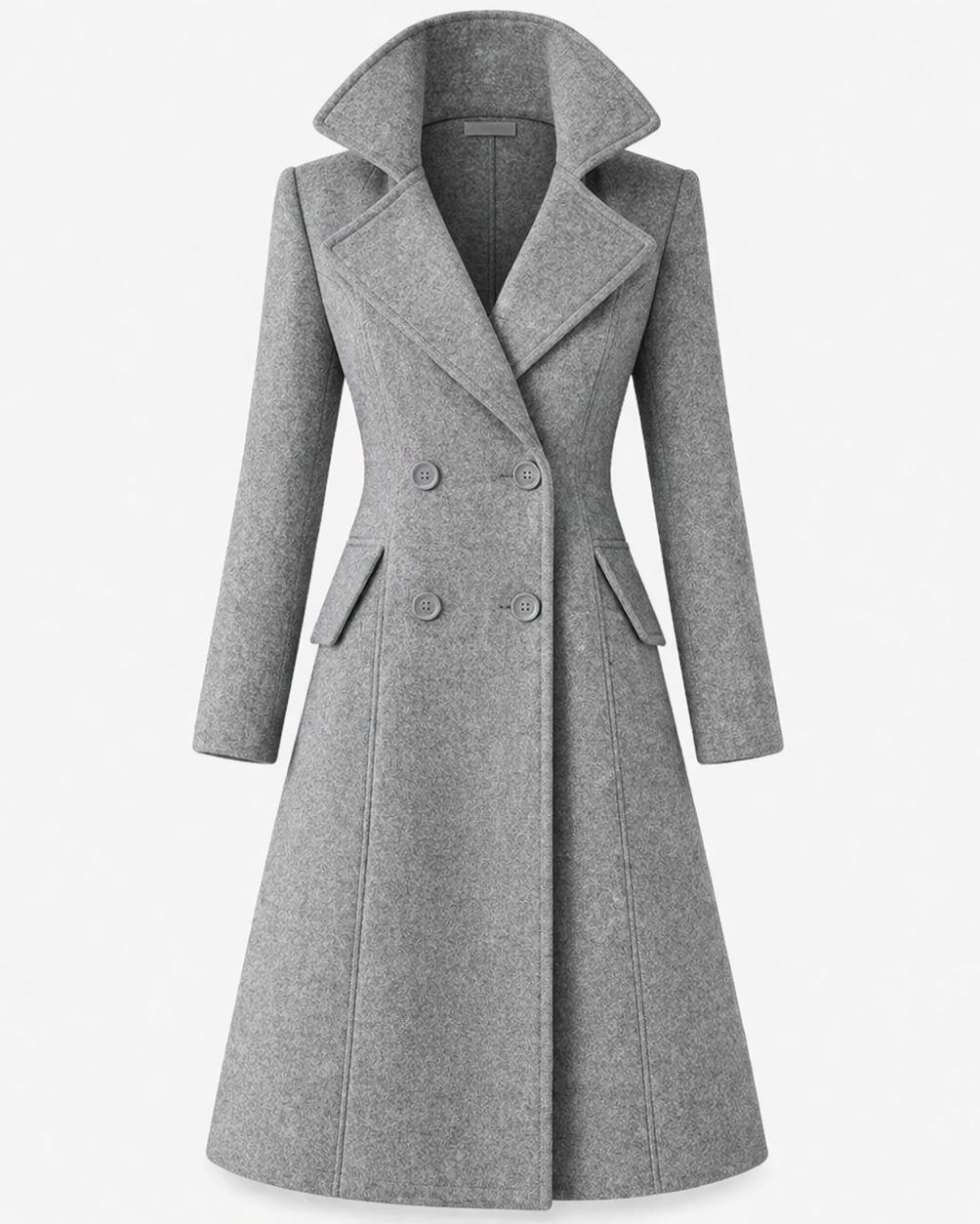 Women's Trench Coat – Double-Breasted Coat