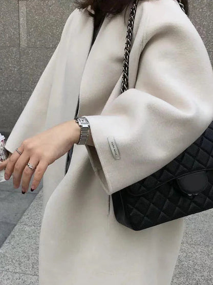Women's Trench Coat – Long Open Front Coat