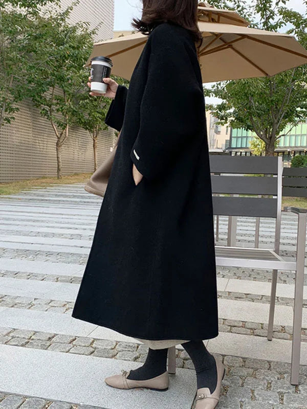 Women's Trench Coat – Long Open Front Coat