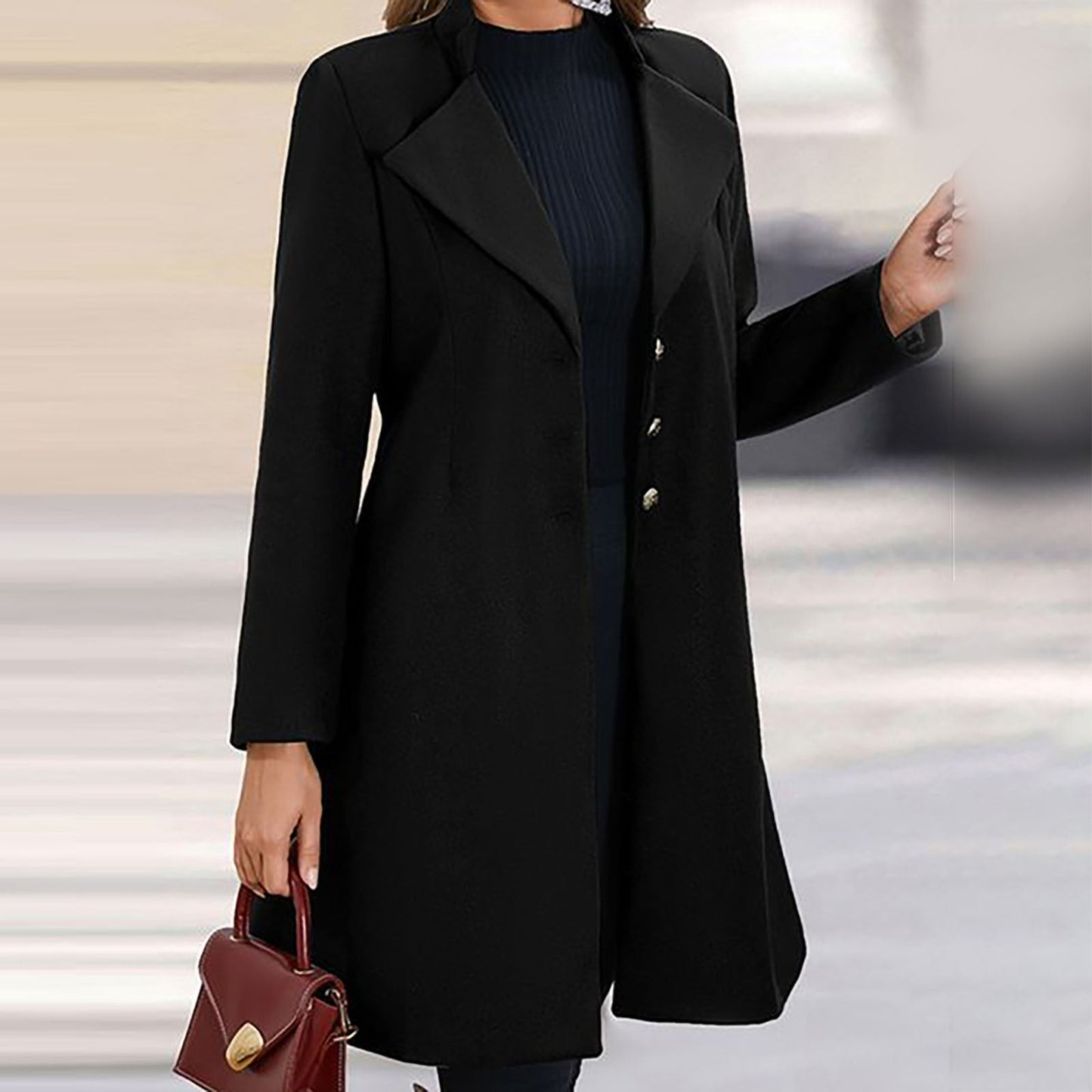 Women's Trench Coat – Tailored Long Coat