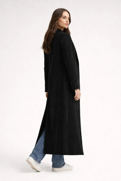 Women's Trench Coat – Tailored Maxi Longline Overcoat