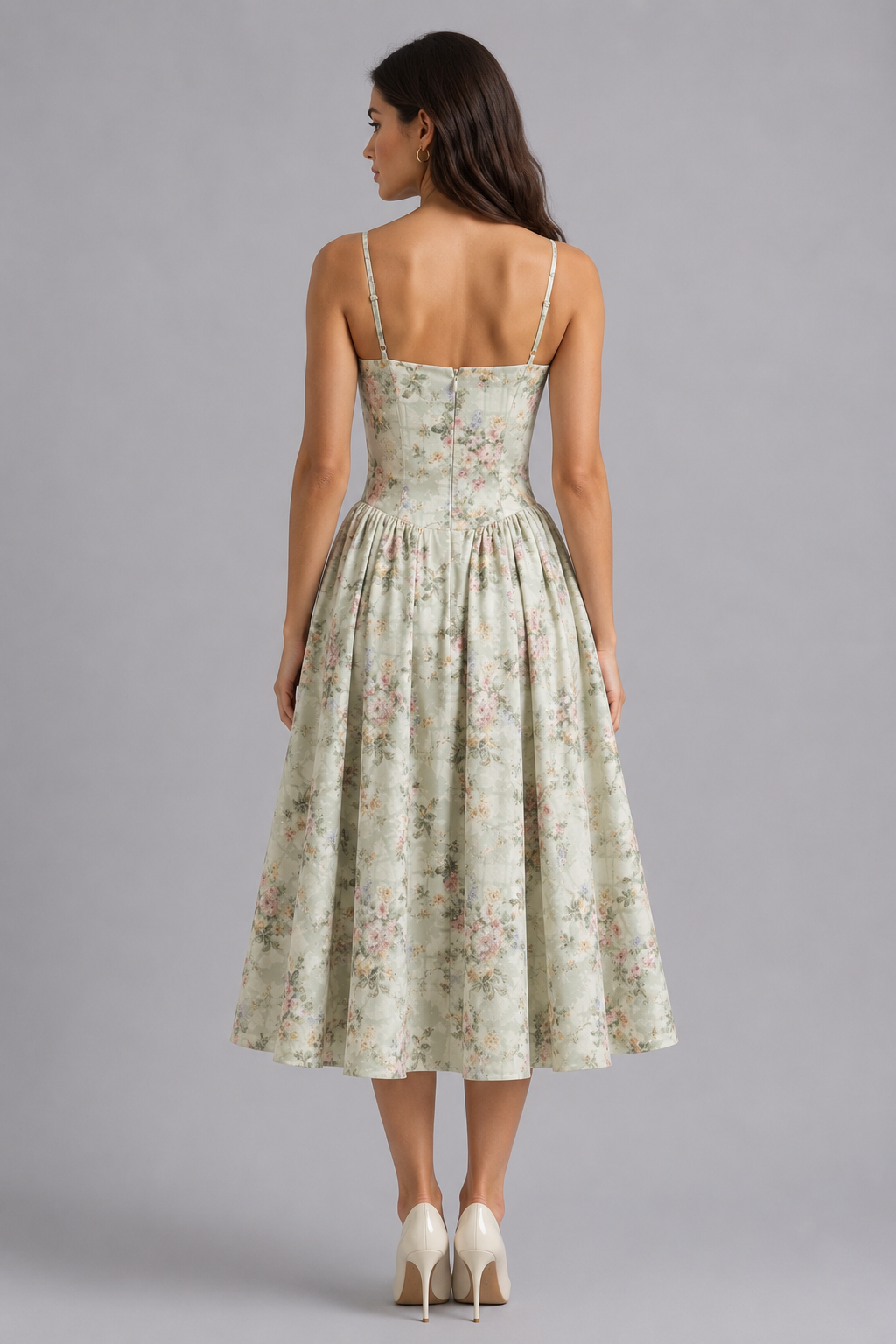 Women's Wedding Guest Dress – Corset Midi Dress
