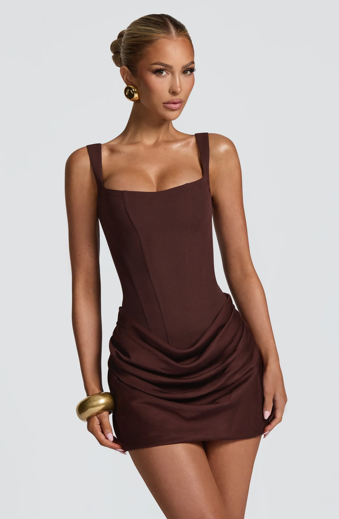 Women's Wedding Guest Dress – Corset Mini Dress