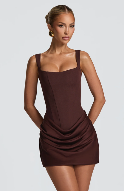 Women's Wedding Guest Dress – Corset Mini Dress