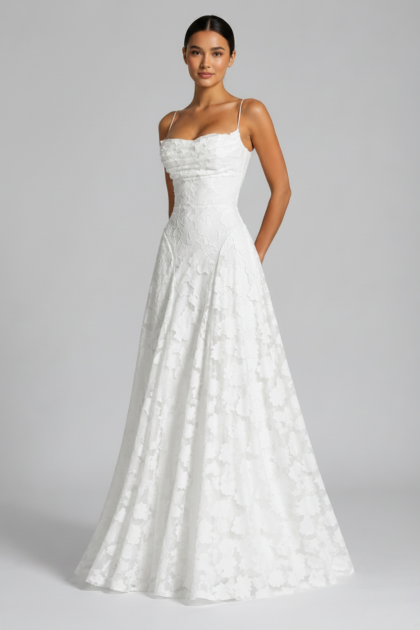 Women's Wedding Guest Dress – Floral Maxi Dress