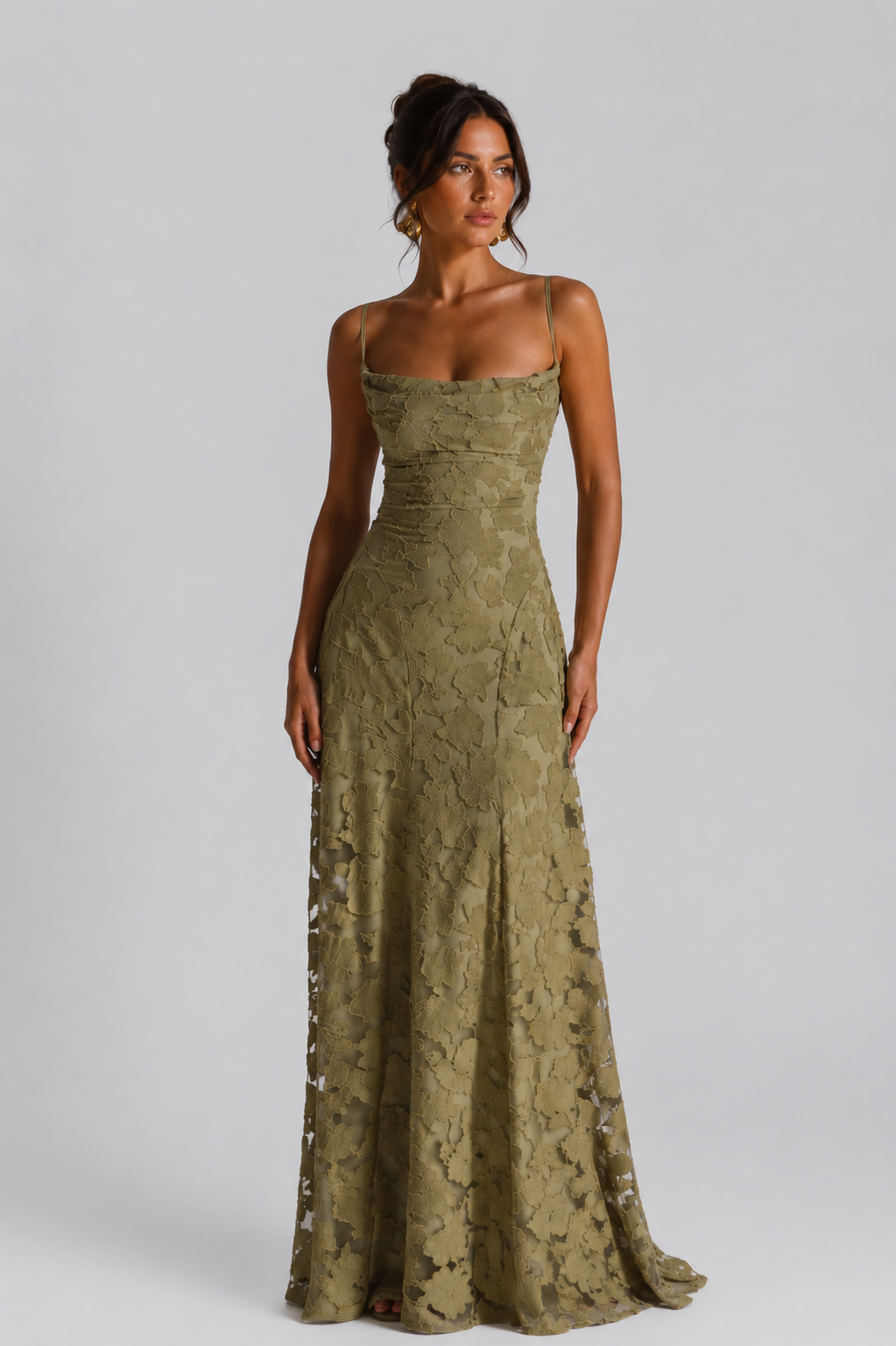 Women's Wedding Guest Dress – Floral Maxi Dress