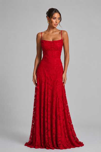 Women's Wedding Guest Dress – Floral Maxi Dress
